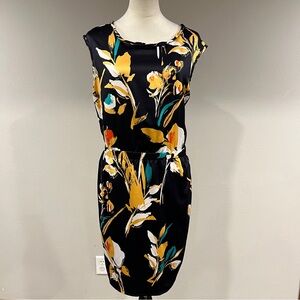 The Limited Floral Print navy sleeveless mini Dress Size small